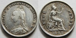 Victoria - 4 Pence 1888 - Kingdom of Great Britain