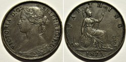 Victoria - One Farthing 1875 - Kingdom of Great Britain