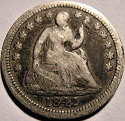 1842 Half Dime