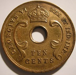 George VI - 10 Cents 1937 - East Africa