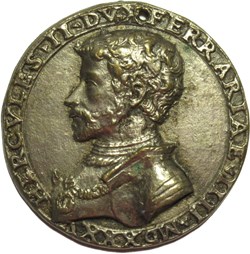 Ercole d'Este medal - Duchy of Ferrara 1535