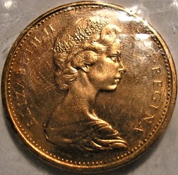 Elizabeth II - 1 Cent 1965 - FDC