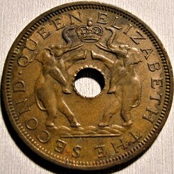 Elizabeth II - One Penny 1962 - Rhodesia & Nyasaland