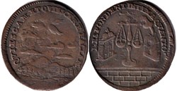 Dutch Republic - 1677 Token, Peace Negotiations in Nijmegen