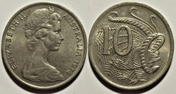 Elizabeth II - 10 Cents 1974 - Australia