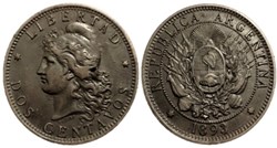 Argentina - Dos Centavos 1893