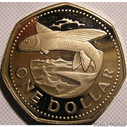 Barbados - One Dollar 1975