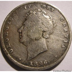 George IV - 1 Shilling 1826 - Great Britain