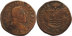 Dutch Republic - Maurice of Nassau - 1 Oord 1657, Zeeland (Overdate)