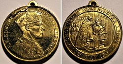 Edward VIII - Coronation Medallion 1937 Westminster Abbey - UK