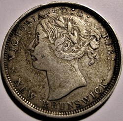 Victoria - 20 Cents 1864 New Brunswick