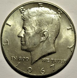 1967 Denver Half Dollar