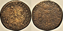 Henri IV à cheval - 1610 - Légende inversée - Jeton de Nuremberg