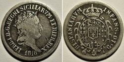 1818 Royaume des Deux-Siciles, 10 Grana - Ferdinando I de Bourbon-Siciles