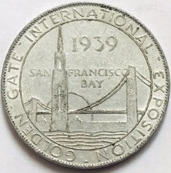 1939 Golden Gate International Exposition Token - USA