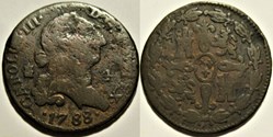 1788 - 4 Maravedis Segovia - Carlos III de España