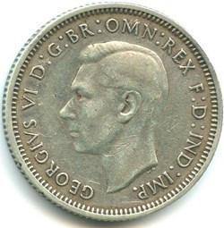 George VI - One Shilling 1942 S - Australia