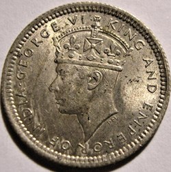 George VI - 5 Cents 1943 - Malaysia