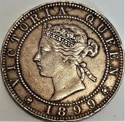 Victoria - One Penny 1899 - Jamaica Island