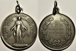 France Religion - Médaille Congrégation des Enfants de Marie 1850