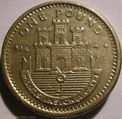 Elizabeth II - One Pound 2002 - Gibraltar