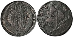 Benedict XIV, Pope - Quattrino 1740' - Ravenna, Papal States