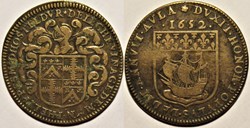 Ville de Paris - Jeton 1652 - Nicolas Phelippes
