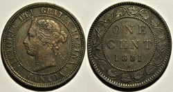 Victoria - One Cent 1881 Heaton