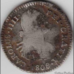 1 Real 1808/9 Potosi - Carlos IV de España