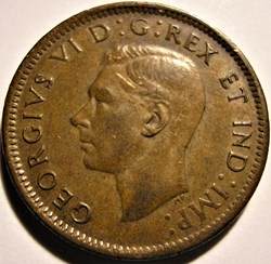 George VI - 1 Cent 1944