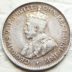 George V - 3 Pence 1919 H - British West Africa