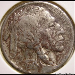 1914 5 Cents - Error (ex.2)