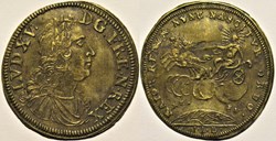 Louis XV - ca.1730, Aurore sur son char - Rechenpfennig by Dietzel