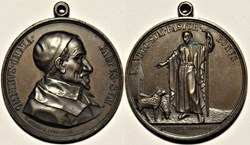 Médaille de la Société de Saint-Vincent-de-Paul, Lyon 1843