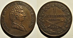 Sweden - Karl XIV Johan - 1 Skilling Banco 1836