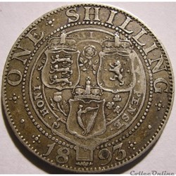 Victoria - 1 Shilling 1893 - Kingdom of Great Britain