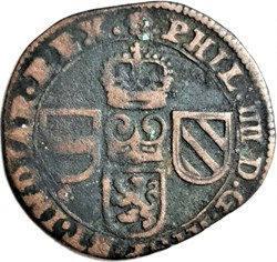 Felipe IV - Oord or Liard, 1648 Brabant, Spanish Netherlands