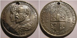 Edward VII & Alexandra - 1902 Coronation, Borough of Islington Medal - UK