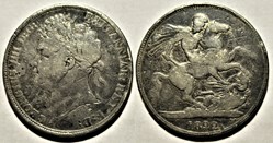 George IV - One Crown 1822 - Kingdom of Great Britain (ex.3)