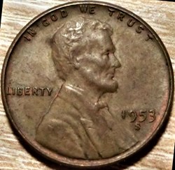 1953 S One Cent