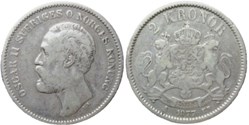 Sweden - Oskar II - 2 Kronor 1877
