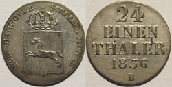 William IV - 1/24 Thaler 1836 - Kingdom of Hannover