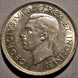 George VI - 25 Cents 1942 (ex.2)