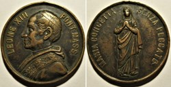 Pape Léon XIII - ND - Médaille Ste Marie