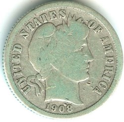 1908 Denver Dime