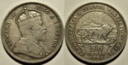 Edward VII - 50 Cents 1906 - British East Africa