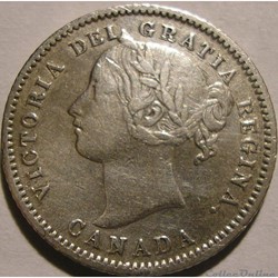 Victoria - 10 Cents 1874 Heaton