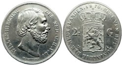Willem III of Nederland, 2-1/2 Gulden 1870