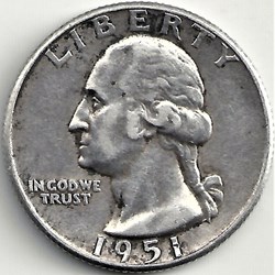 1951 Quarter Dollar