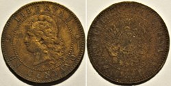 Argentina - Un Centavo 1891